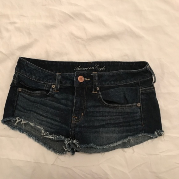 American Eagle Outfitters Pants - Dark Wash Denim Cutoffs from American Eagle